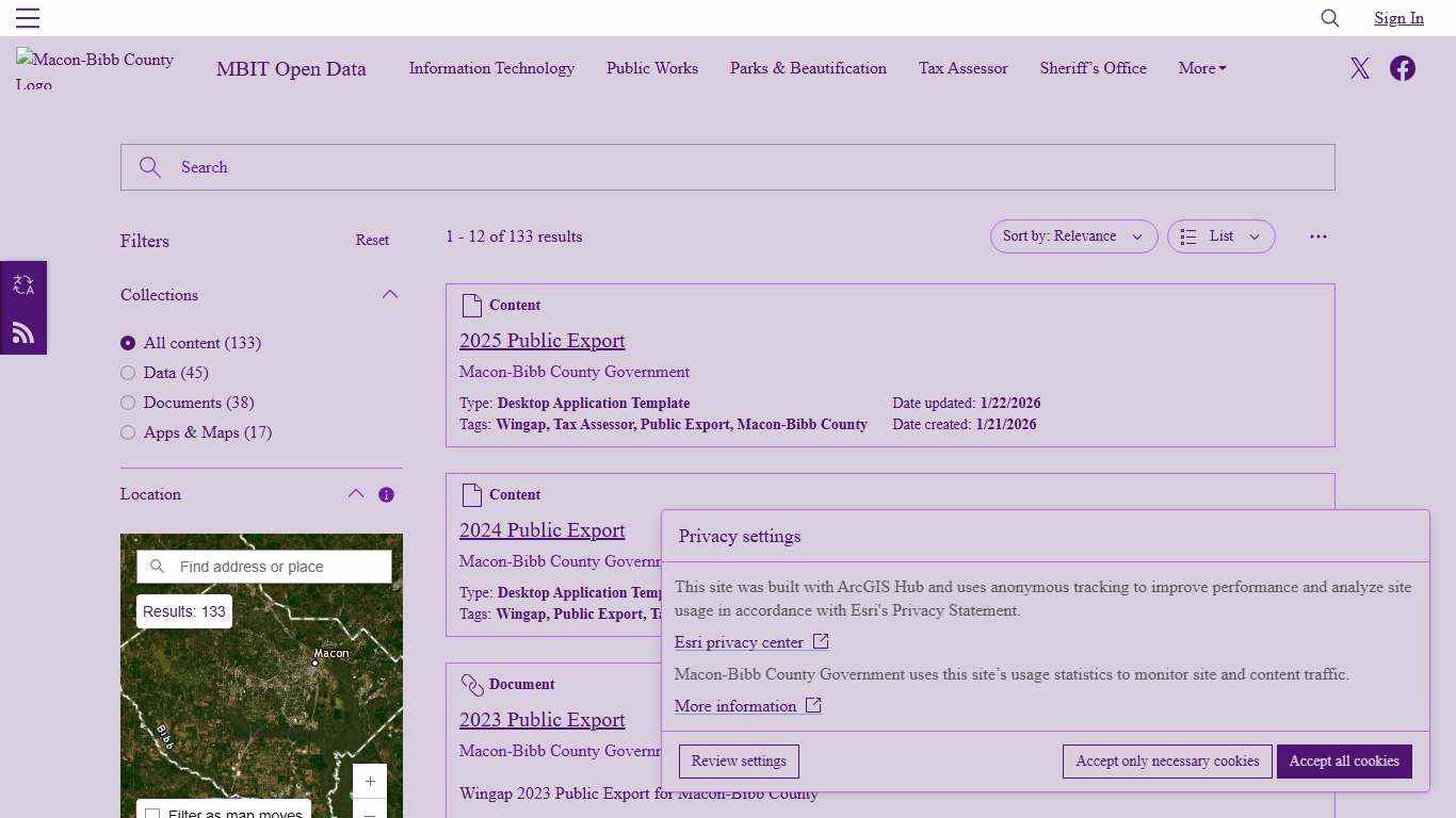 Macon-Bibb County Open Data